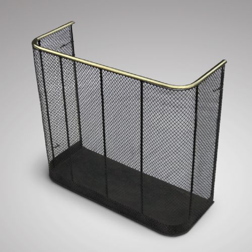 Victorian Nursery Fire Guard with Brass Rail