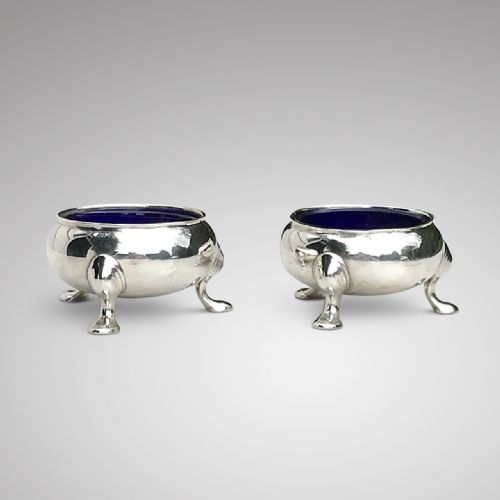 Pair of Georgian Silver Table Salts
