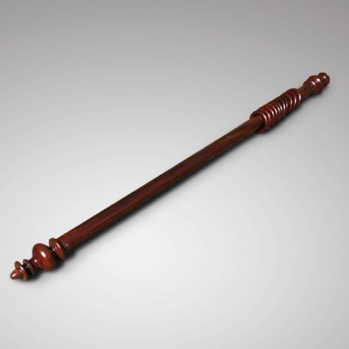 Victorian Country House Mahogany Curtain Pole