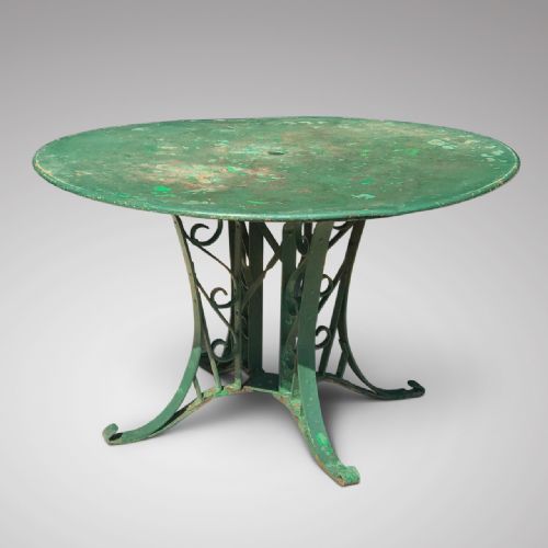 Early 20th Century Wrought Iron Table