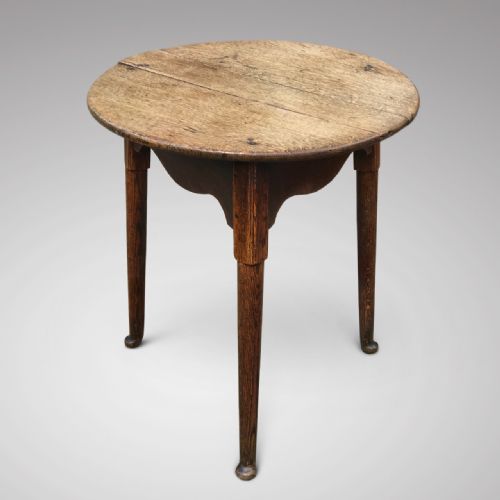 19th Century Oak Cricket Table