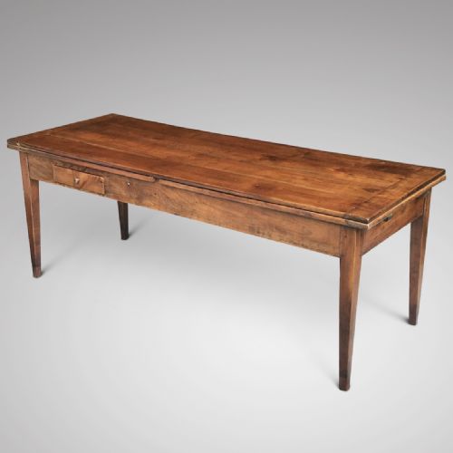 19th Century Extending Fruitwood Dining Table