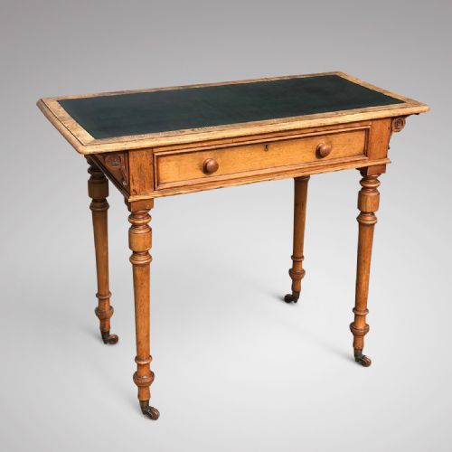 Aesthetic Movement Ash Writing Table by Robson & Son