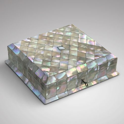 19th Century Mother of Pearl Jewellery Box