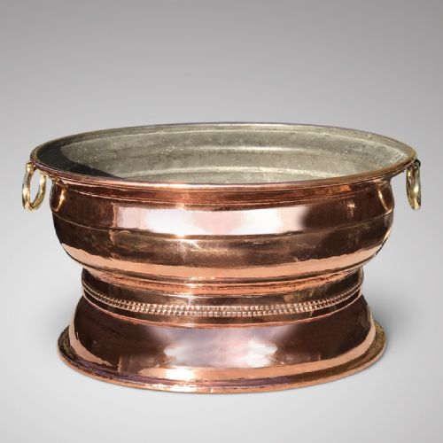 19th Century French Copper Wine Cooler