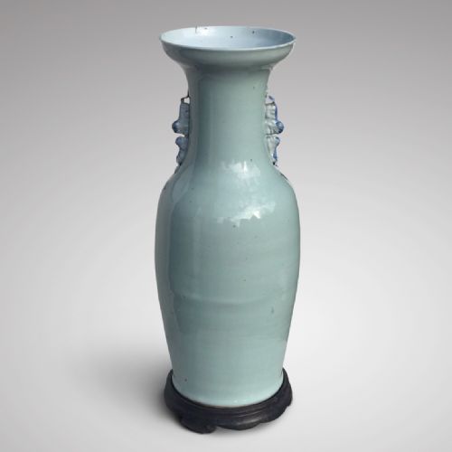 ENORMOUS 19TH CENTURY CHINESE BLUE WHITE VASE - ADDITIONAL PHOTO 1