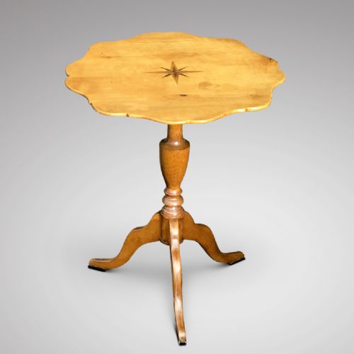 Swedish  Ash Tilt Top Lamp Table