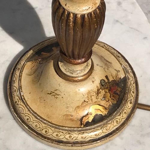 fig 2. Near Pair of Chinoiserie Table Lamps