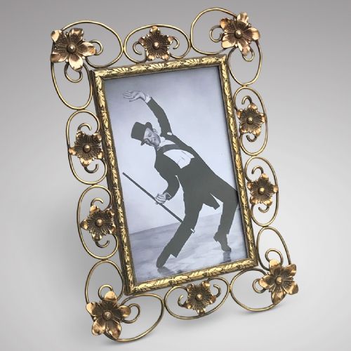Art Nouveau Brass Photograph Frame