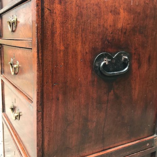 GEORGE III MAHOGANY CLERK'S CAMPAIGN DESK - ADDITIONAL PHOTO 5