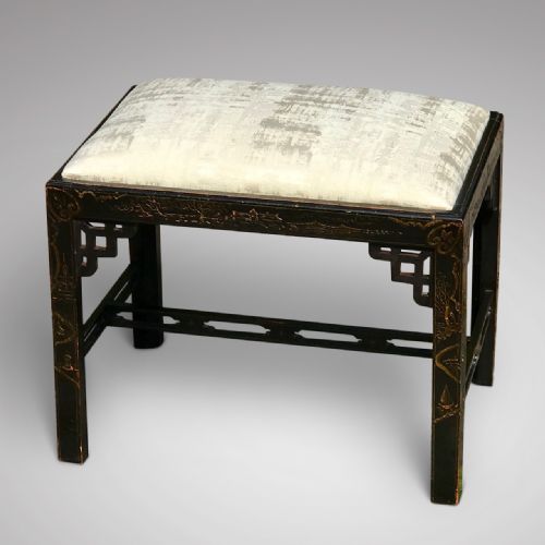 Early 20th Century Chinoiserie Stool