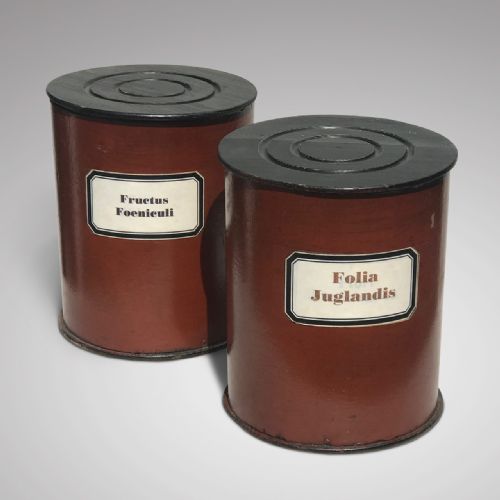 Pair of Early 20th Century French Storage Containers