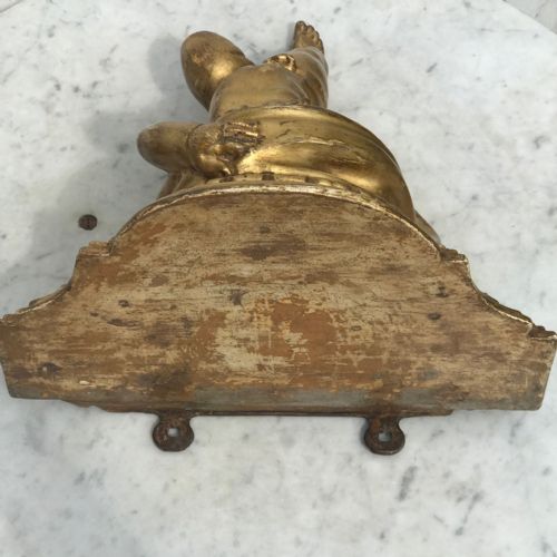PAIR OF 19TH CENTURY ITALIAN CARVED LIMEWOOD GILT WALL BRACKETS - ADDITIONAL PHOTO 7