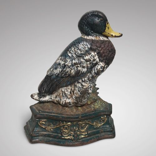 Cast Iron Mallard Duck Door Porter