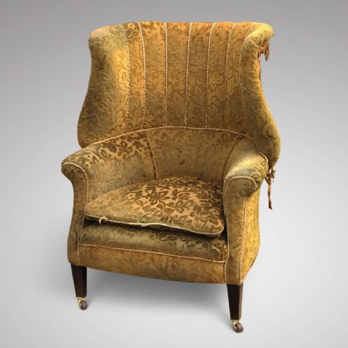 Late 19th Century Barrel Back Armchair