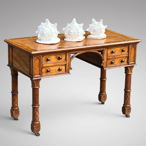 fig 1. Aesthetic Period Walnut Desk