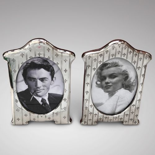 PAIR OF EDWARDIAN SILVER PHOTO FRAMES - ADDITIONAL PHOTO 1