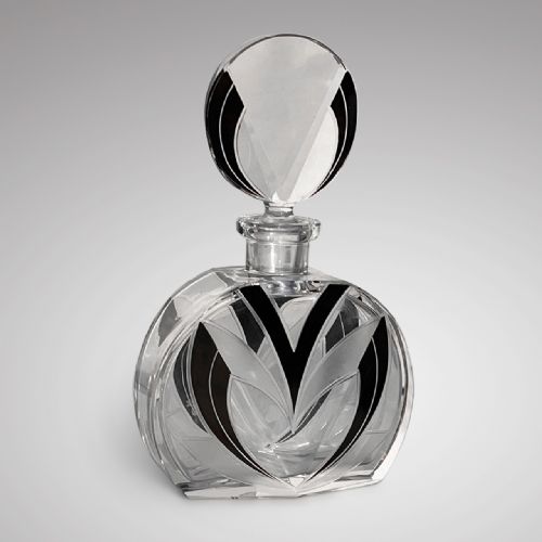 fig 2. Art Deco Glass & Enamel Dressing Table Set