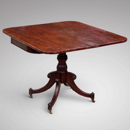 fig 1. Early 19th Century Mahogany Tea Table