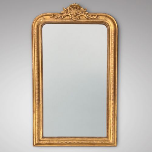 Antique French Gilt Wall Mirror