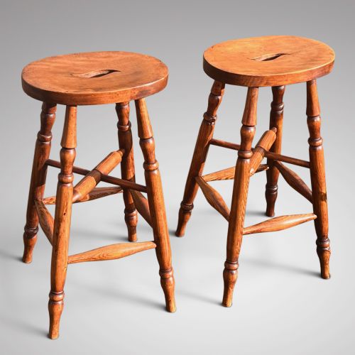 Pair of Antique Bar Stools