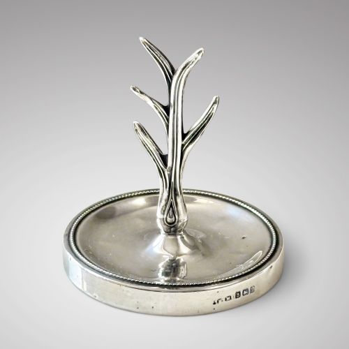 Edwardian Silver Ring Tree by Henry Matthews
