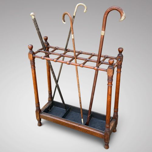 PAIR OF EDWARDIAN HALL STICK STANDS - ADDITIONAL PHOTO 3