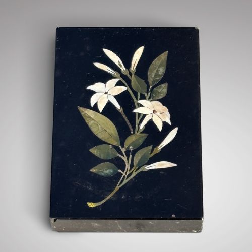 Victorian Ashford Marble Pietra Dura Desk Weight