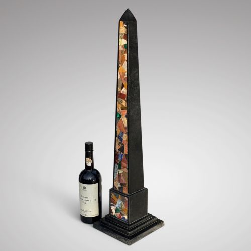 19TH CENTURY ASHFORD MARBLE OBELISK - ADDITIONAL PHOTO 1