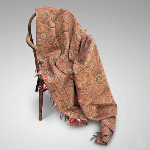 19th Century Paisley Woollen Shawl