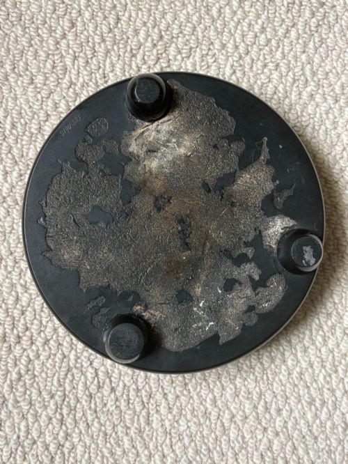 19TH CENTURY ASHFORD MARBLE INKWELL AND STAND - ADDITIONAL PHOTO 3