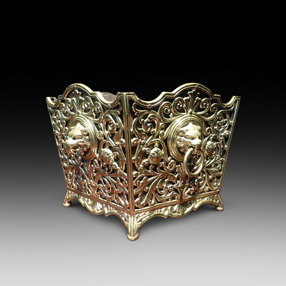 19th Century Brass Jardiniere