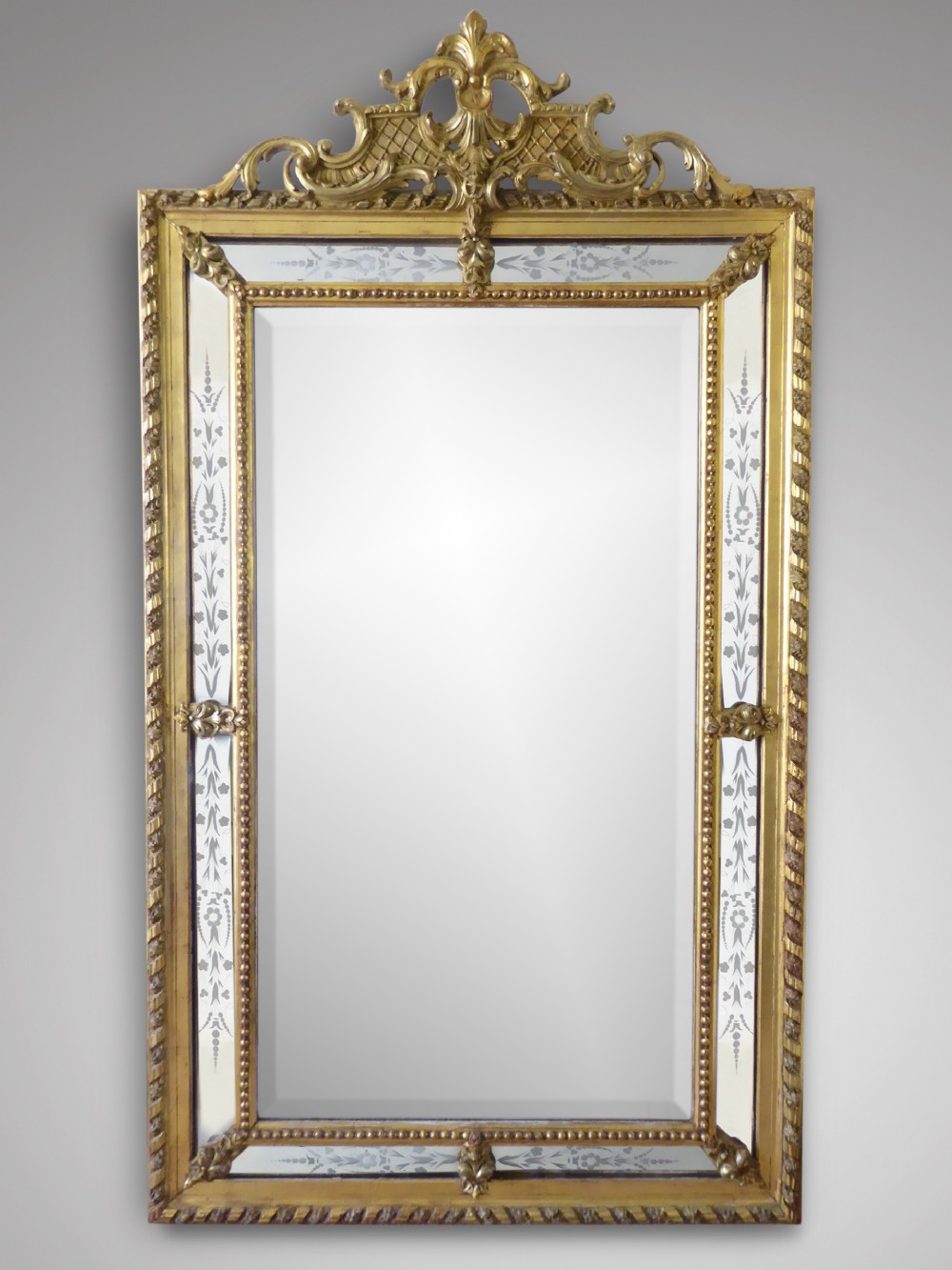 19th Century Giltwood Wall Mirror