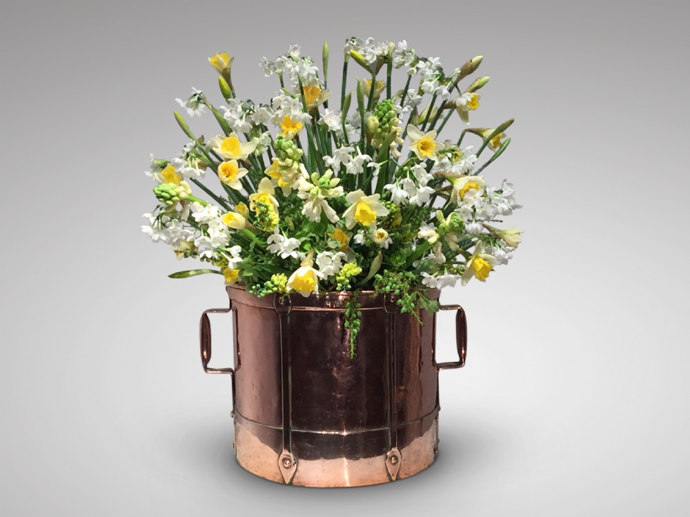 Arts and Crafts Copper Planter