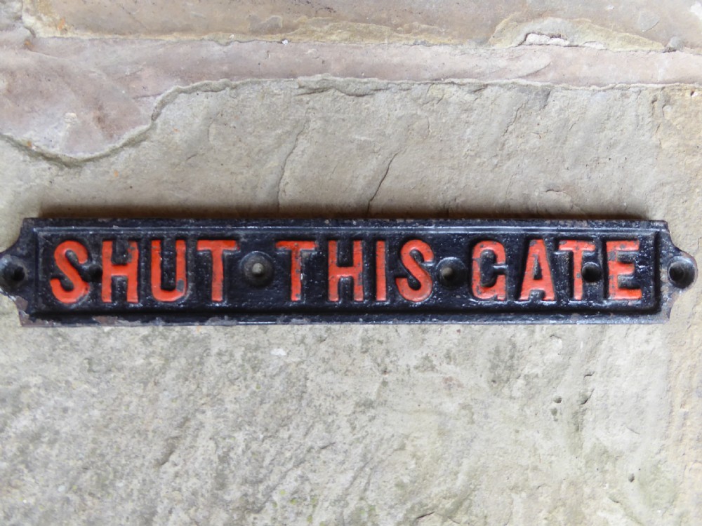 19th Century Railway Sign