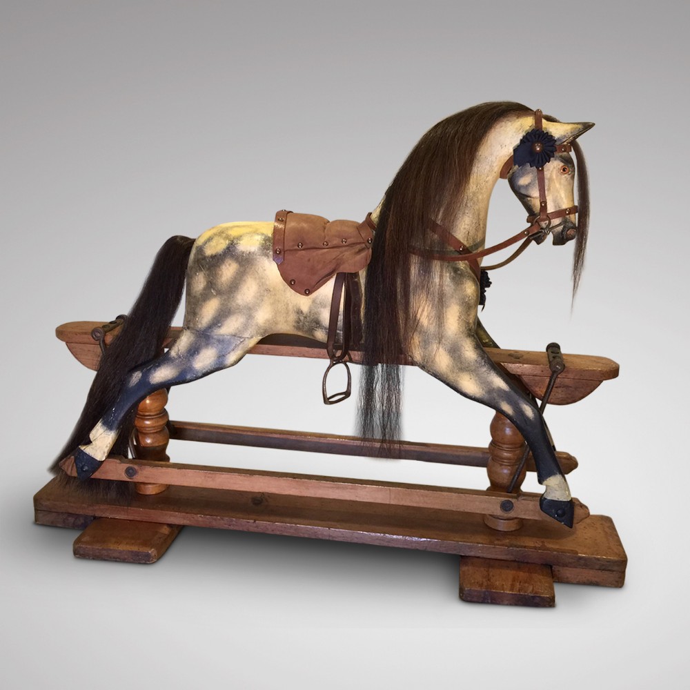 Rare Early 20th Century Turnbull Rocking Horse