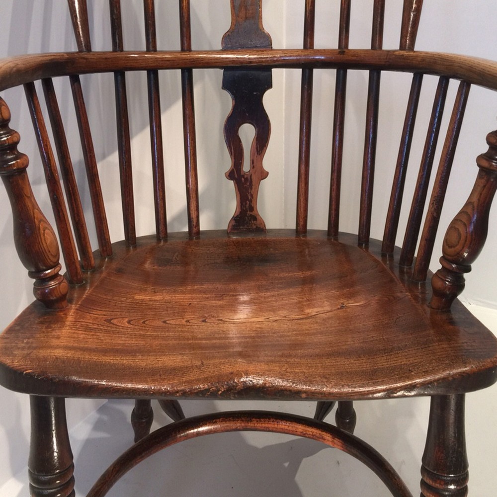 19th Century Nottingham Windsor Armchair