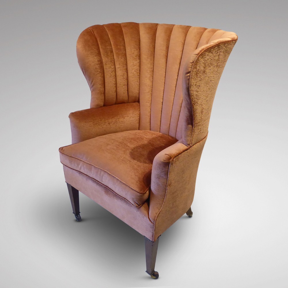 19th Century English Barrel Back Chair