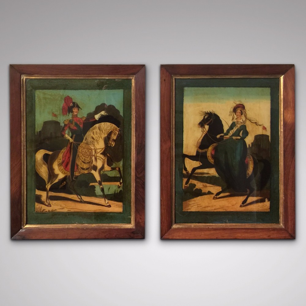 Pair of 19th Century Chrystoleums of Queen Victoria & Prince Albert