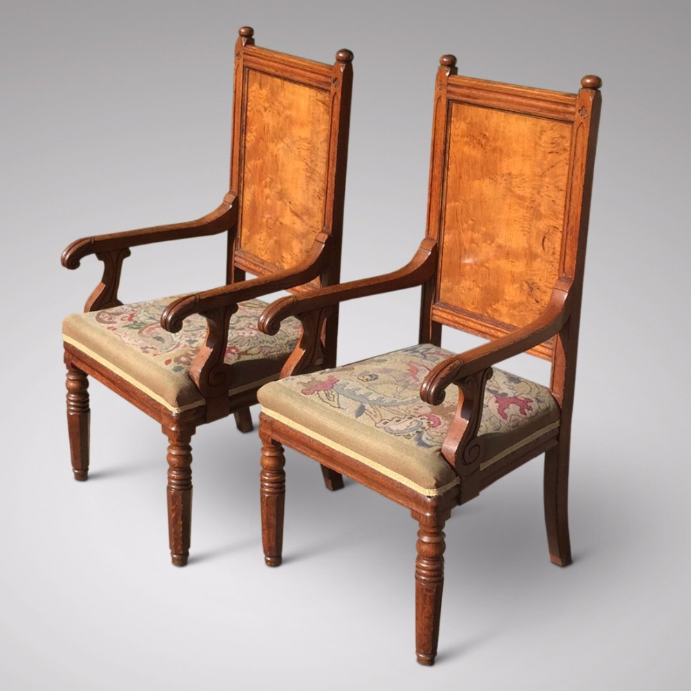 Superb Pair of Arts & Crafts Armchairs