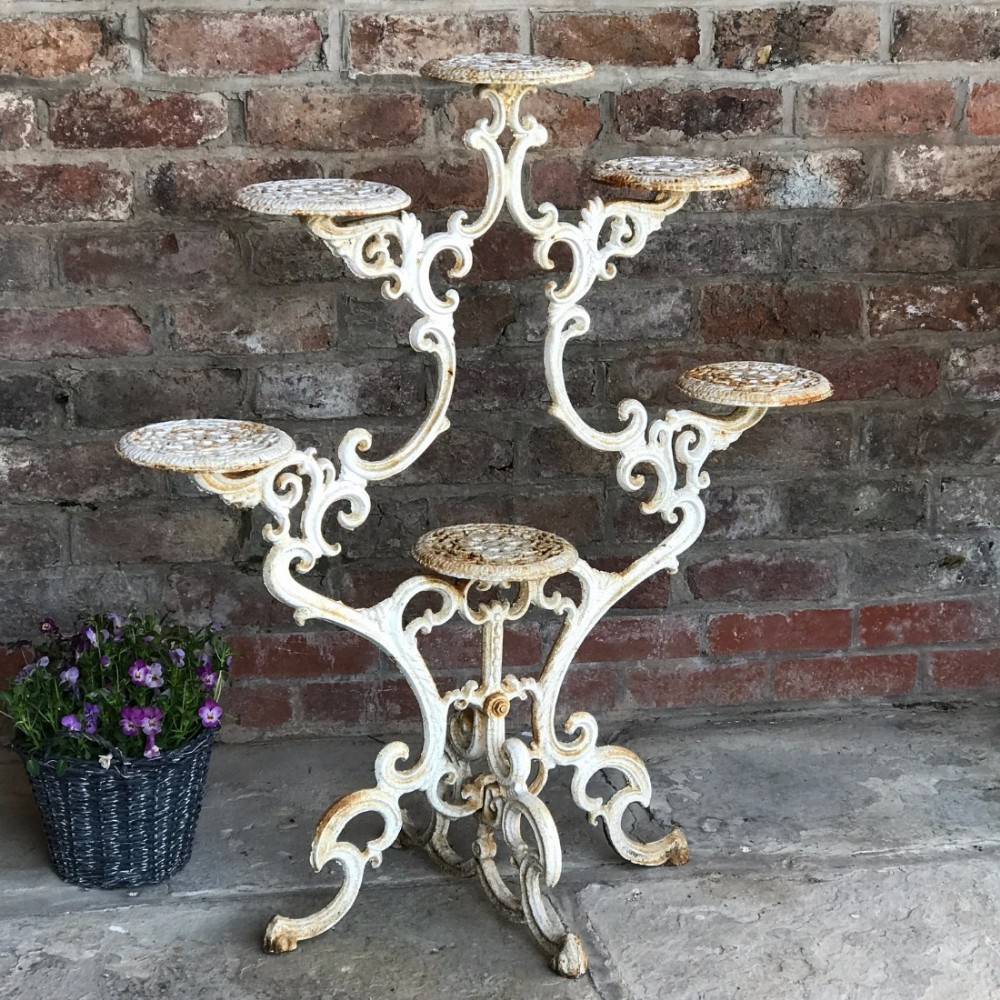 19th Century Cast Iron Plant Display Stand