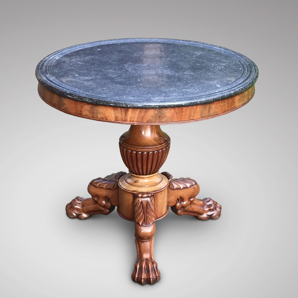 Superb 19th Century Mahogany Gueridon