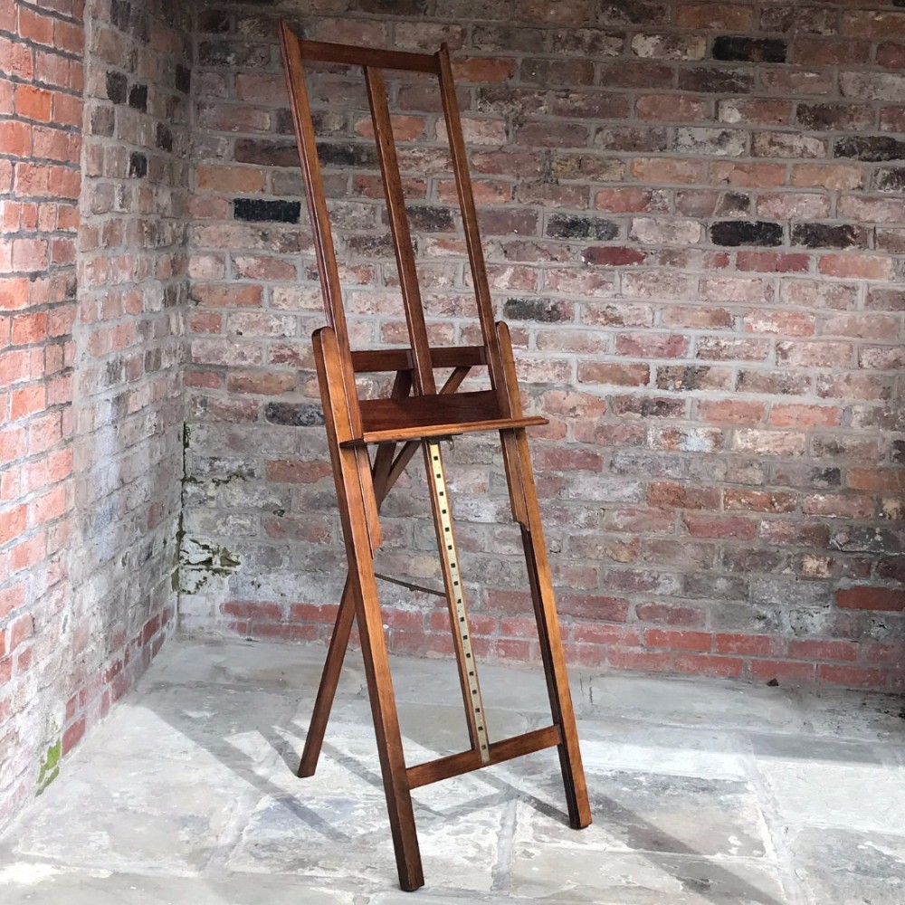 19th Century Mahogany Artists Easel By Vokins
