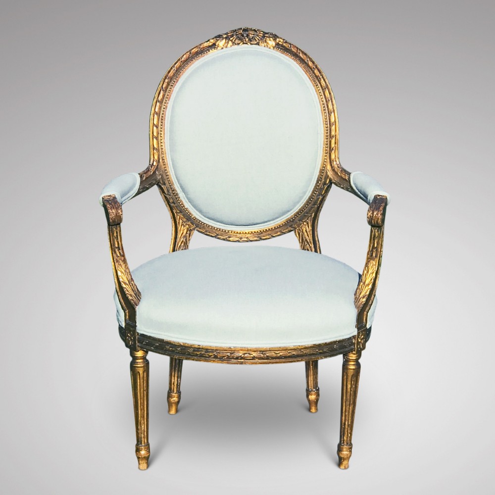 19th Century French Giltwood Armchair