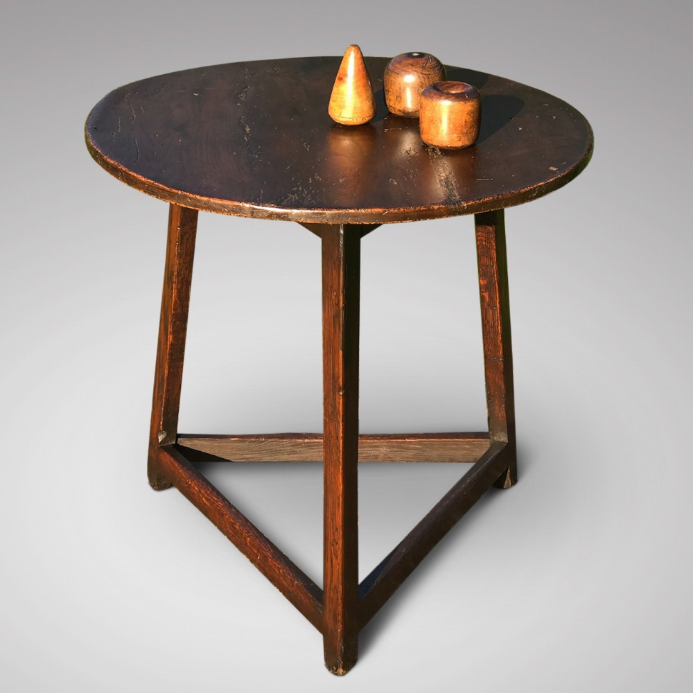 19th Century Elm Cricket Table