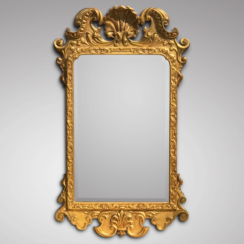 George III Carved & Gilded Rectangular Wall Mirror