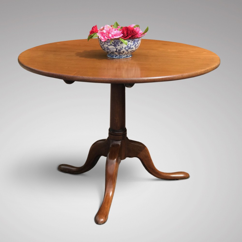 George III Mahogany Tilt Top Breakfast Table