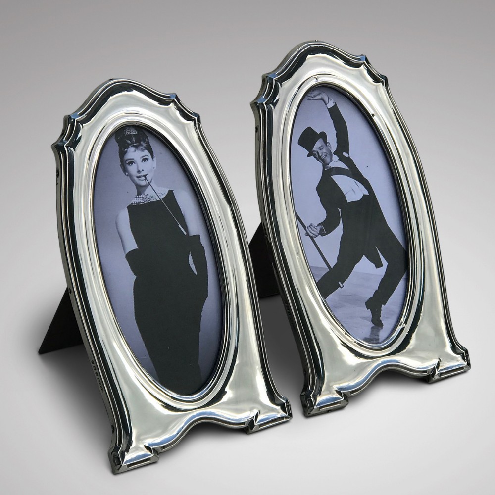 A pair of Art Nouveau Silver Photograph Frames
