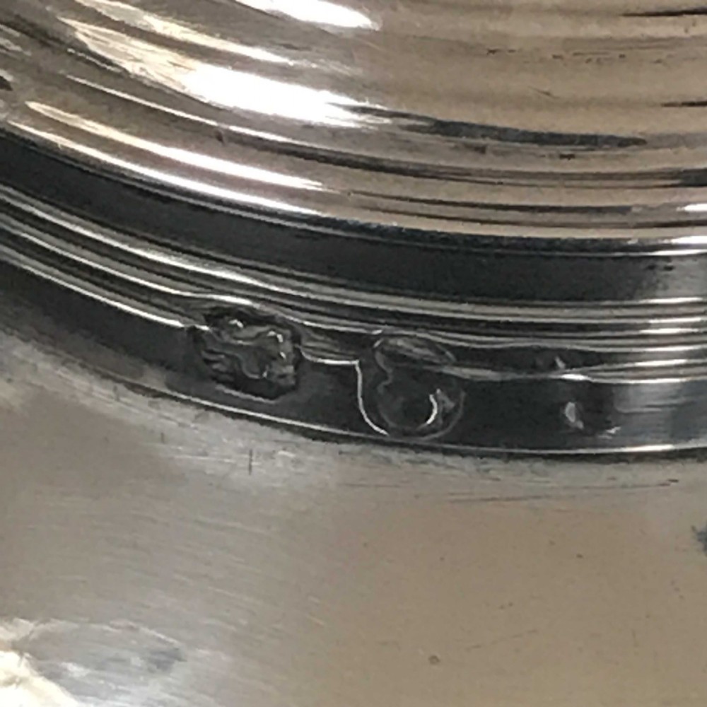 George III Two Part Silver Wine Funnel View III