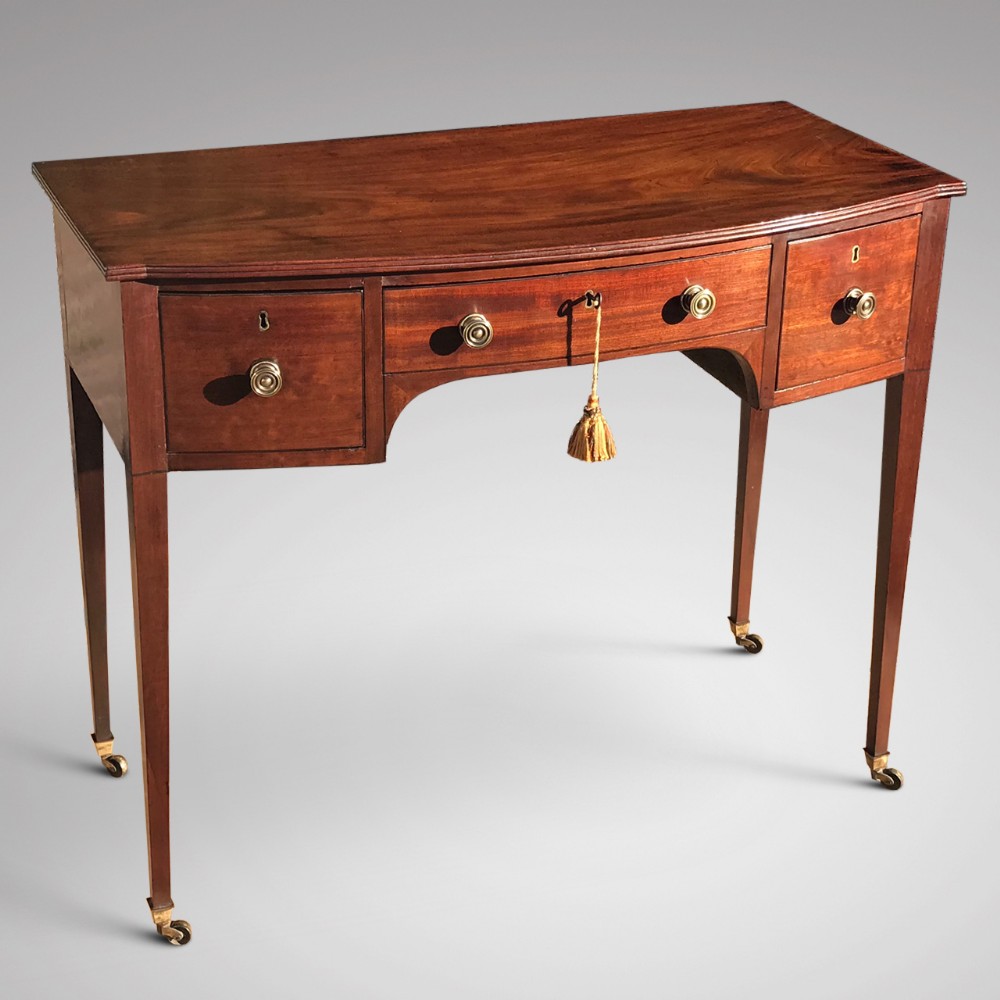 Edwardian Bow Fronted Side Table